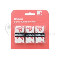Намотка для ракеток Wilson Bear Overgrip Pink pdl066