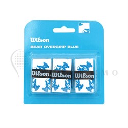Намотка для ракеток Wilson Bear Overgrip Blue pdl067