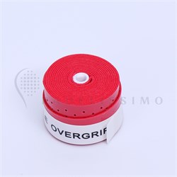 Намотка для ракеток Zarsia красная с перфорацией pdl162