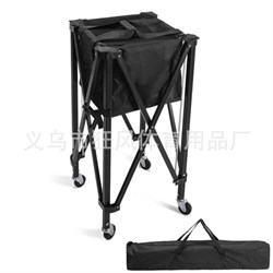 Корзина для мячей для тенниса/падела черная v2 pdl175