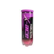 Мячи для падел X-Ace Padel Ultra розовые (банка 3 мяча) pdl212