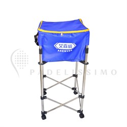 Корзина для мячей для тенниса/падела синяя pdl089